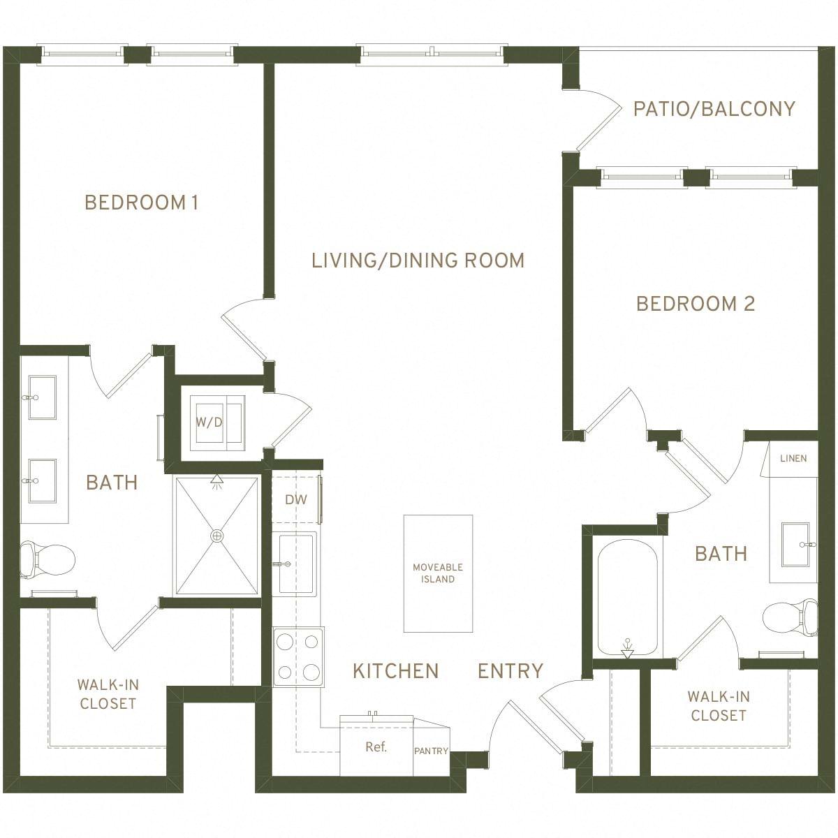 Floor plan layout diagram for B9